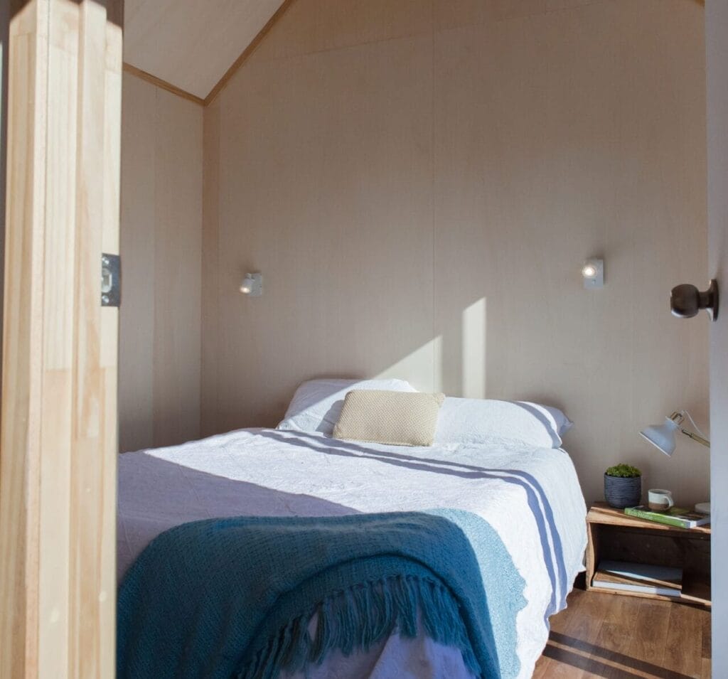 The Everest Tiny Home with mezzanine by Fox Cabins