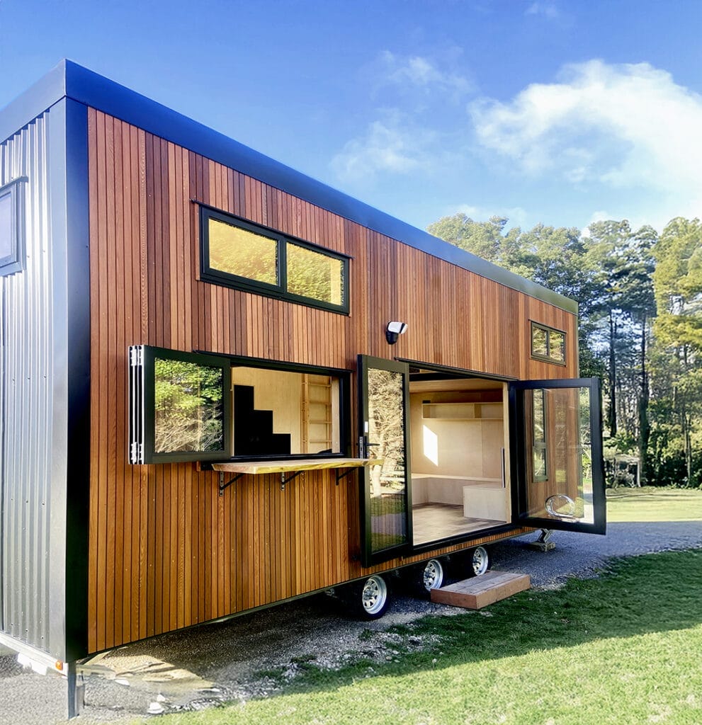 The Tasman Two Bedroom Tiny Home by Fox Cabins Raglan
