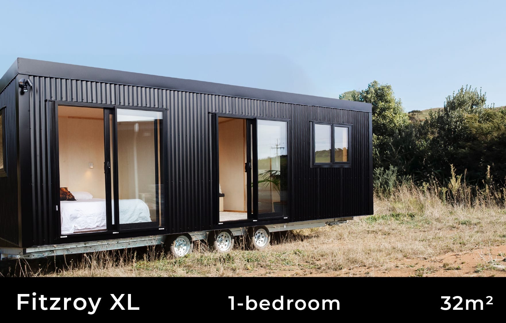 The Fitz Roy XL Two Bedroom Tiny Home by Fox Cabins, Raglan